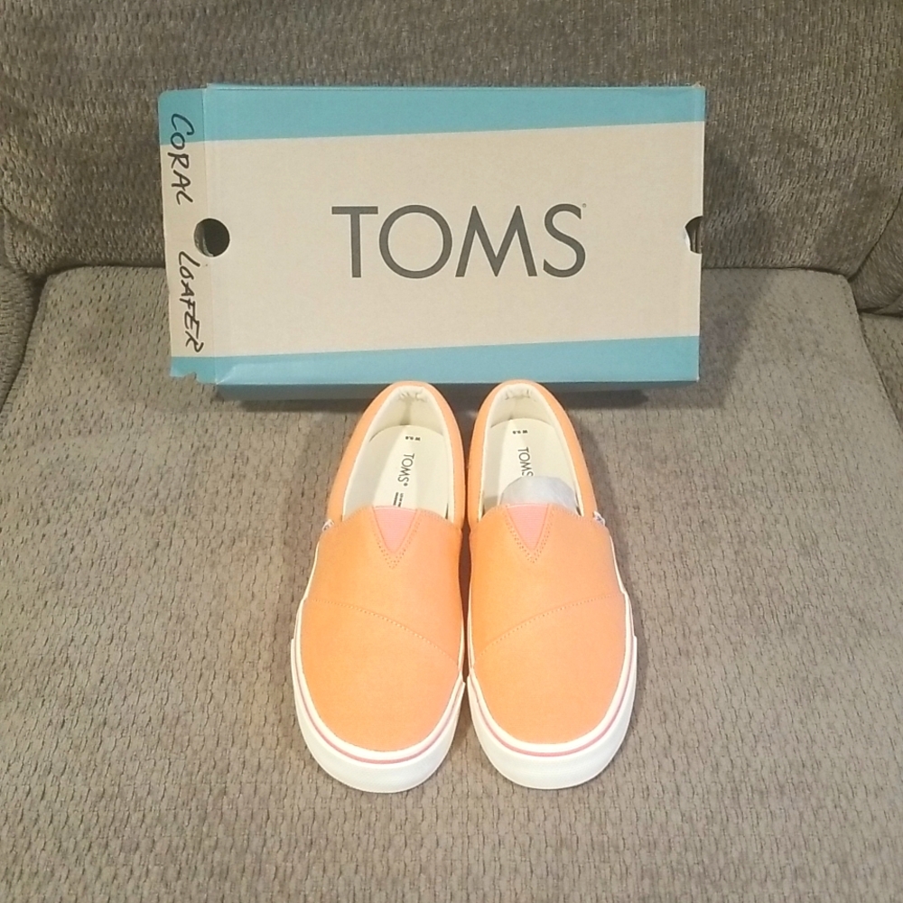 Toms Coral Slip-On Sneakers